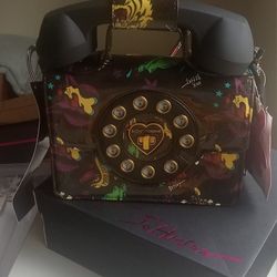 Betsey Johnson Blue Tooth Phone Purse