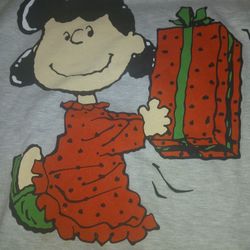 


Peanuts Lucy Christmas Holiday Gray Sweatshirt 