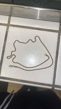 Real Gold Rope Chain