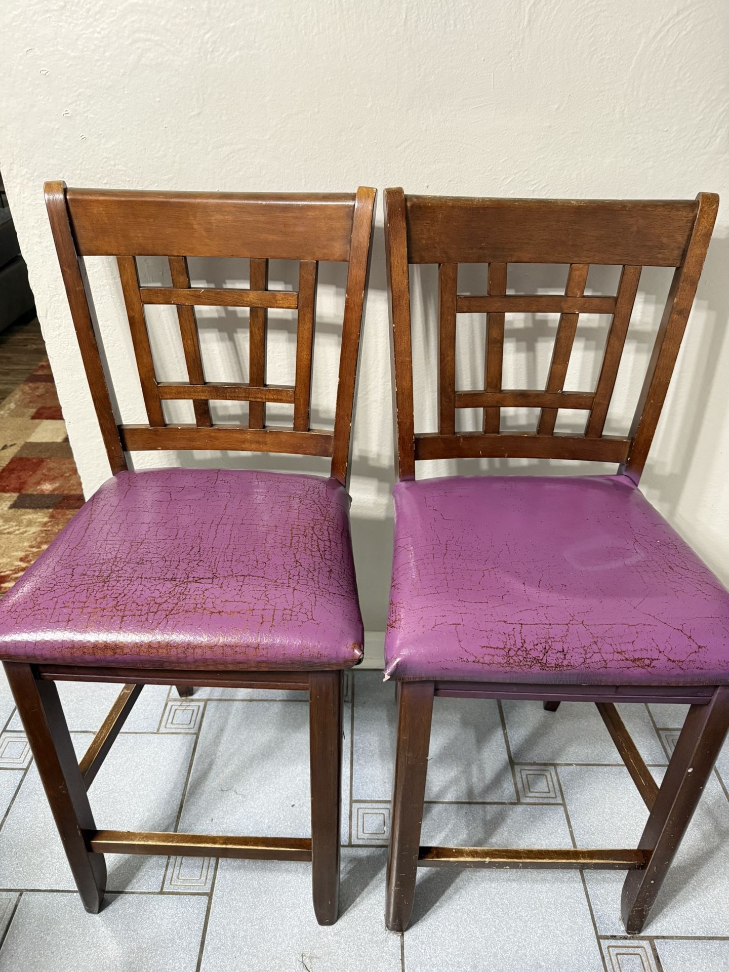 2 Wooden Chairs