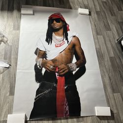 Playboi Carti 6ft Promo Poster