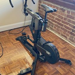 (Zwift Compatible) Wahoo Kickr Bike v1 + Headwind + Heart Rate Chest Strap