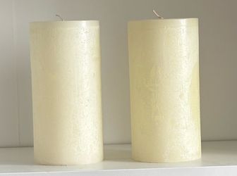Beautiful Thick Decorative Wax Candles-Never Been Lit