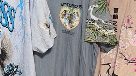 5xl Notorious Grey Graphic Tee