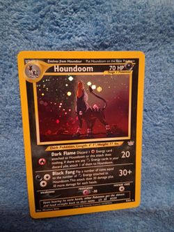 Houndoom pokémon card