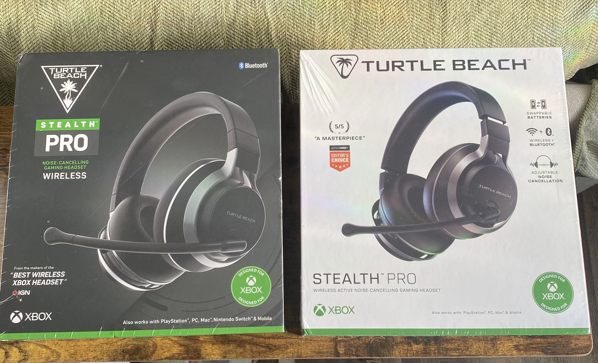 Turtle Beach Stealth Pro Multiplatform Wireless Noise-Cancelling Gaming Headset for Xbox Series X|S, Xbox One, PS5, PS4, PC, Mac, Mobile – Swappa🔋