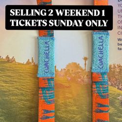 SELLING 2 SUNDAY TICKETS FOR WEEKEND 1