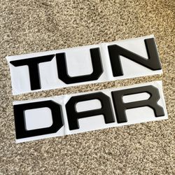for 2022-2025 Tundra Model Raised Tailgate Insert Letters Emblem Decal 