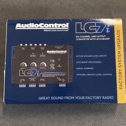 Audio Control LC7i Six Channel Line Output Converter With Accubass Speaker Level Inputs
