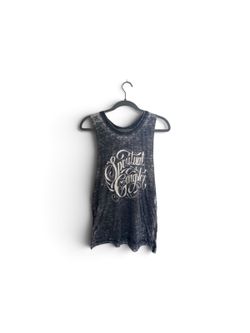 Spiritual Gangster Burnout Script Muscle Tank Top