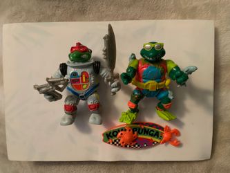 1990 Teenage Mutant Ninja Turtles Complete Sewer & Space Turtles
