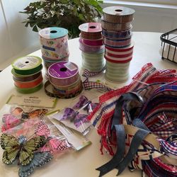 Ribbons, Craft Supplies Bulk Lot 