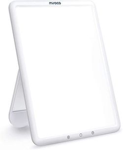 Miroco Light Therapy Lamp, UV-Free 10000 Lux LED Therapy Light, Timer Function,