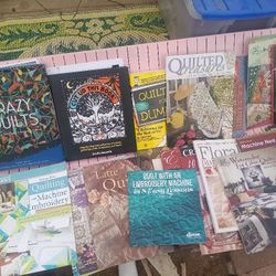 Books About Craft,embroidery,quilting,and Sewing!