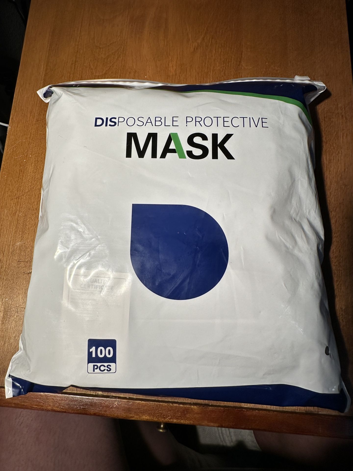 Disposable Protective Masks 100 Count
