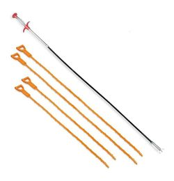 5 Pack Clogged Drain Snake Auger Hair Clog Remover