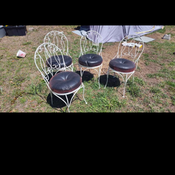 Rod iron chairs, ice cream maker rival brand