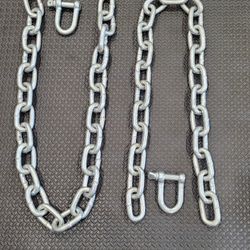 Pair Of Heavy Duty Weight Chains (2x26lb Or 2x18lb)