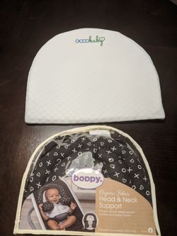 Bassinet wedge & baby head support pillows