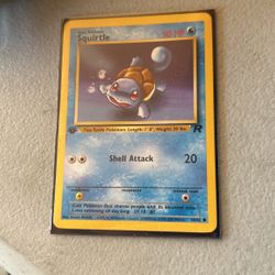 Squirtle First Edition