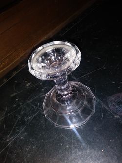 Crystal candle holders