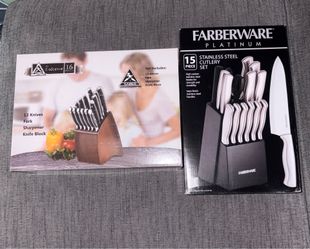 Kitchen knife sets NEW EACH $25