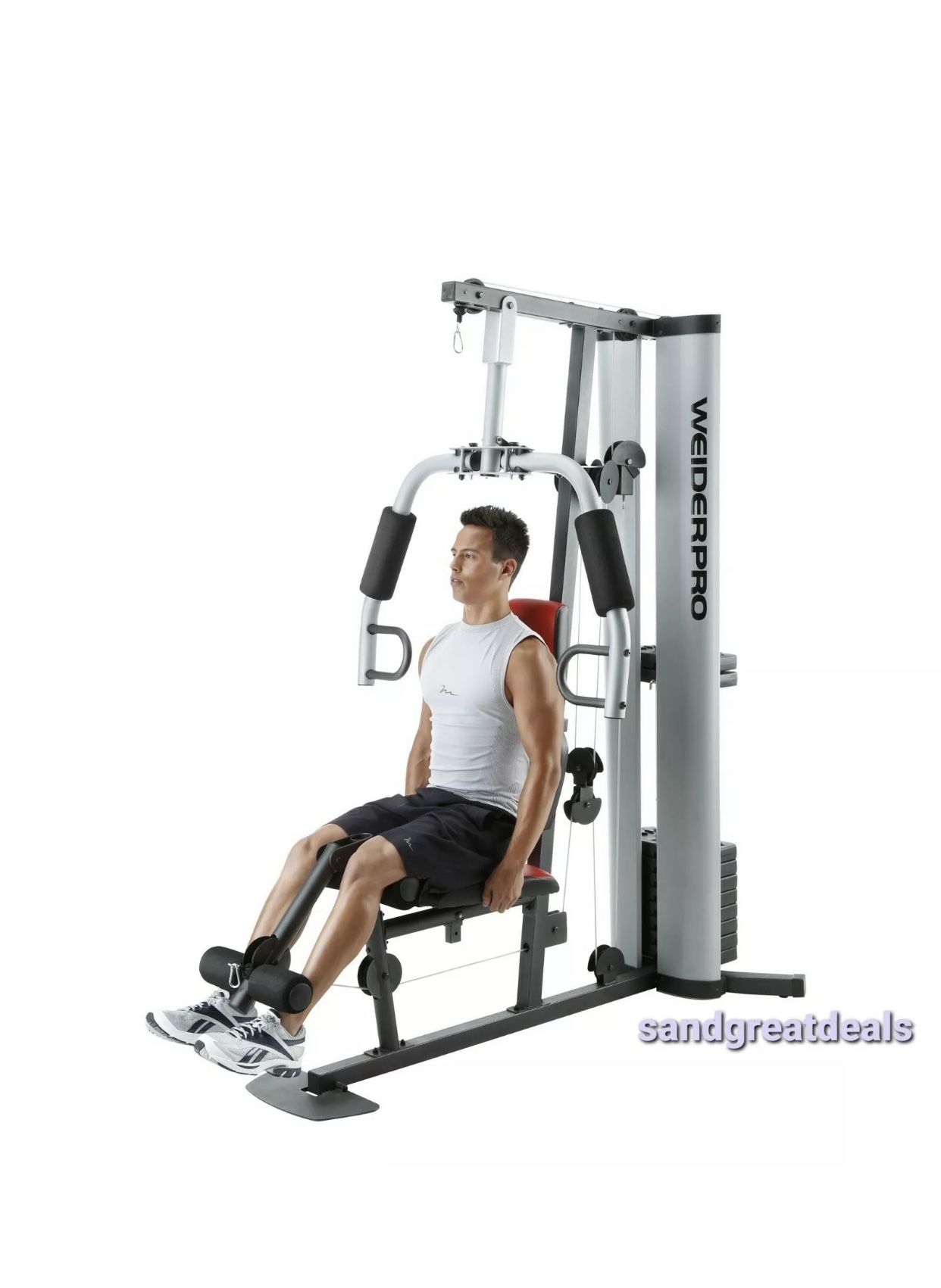 Weider Pro 6900 Home Gym System with 6 Workout Stations and