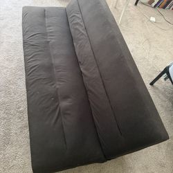 Convertible Futon Couch – Folds Flat, Great for Guests or Small Spaces!