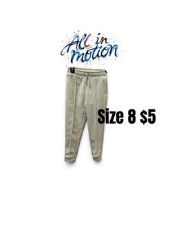 All in Motion Kids Jogger Pants Size 8  girls  excellent condition like a new 💖💖091126 M19