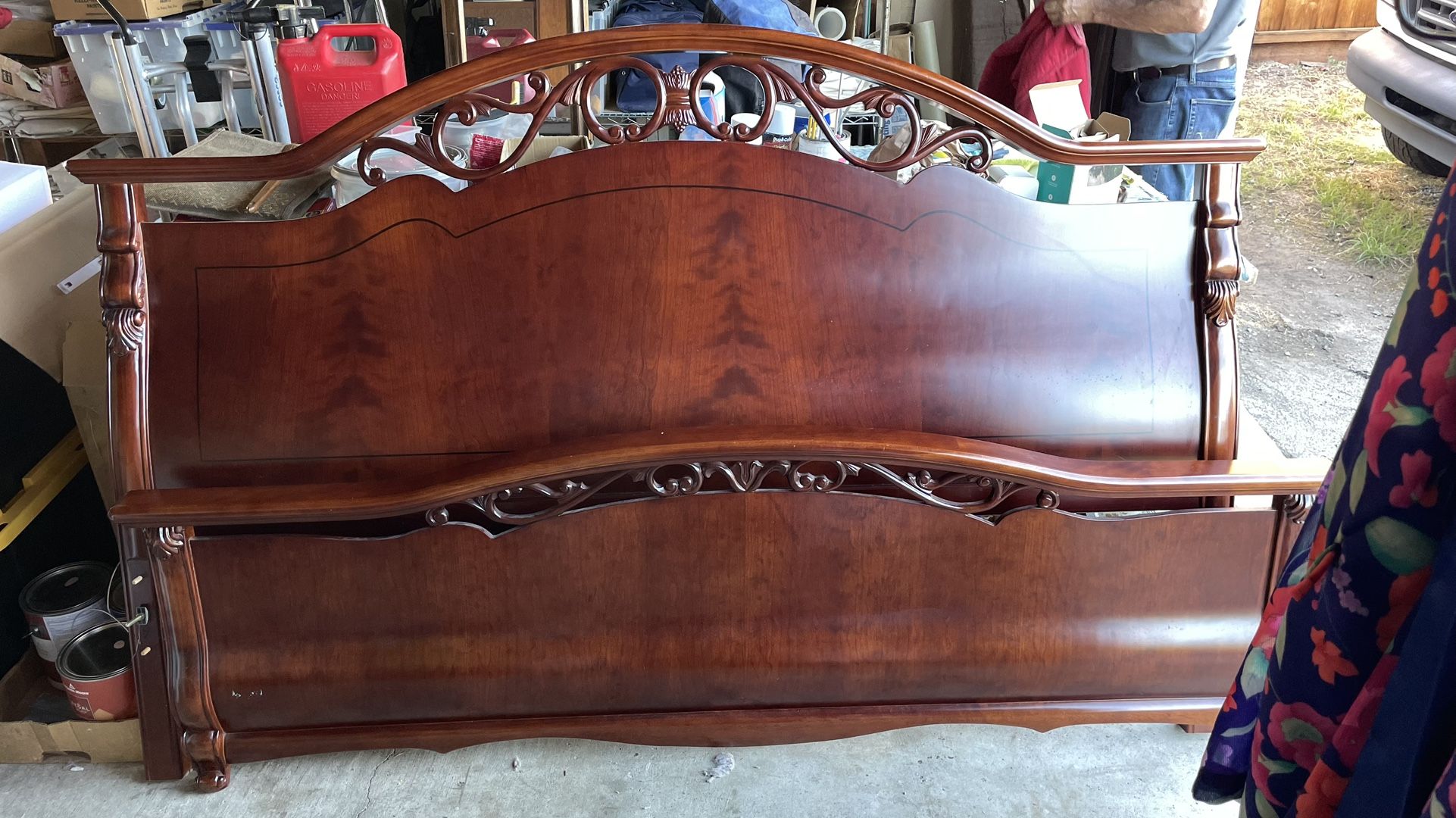 King Wood Bed frame