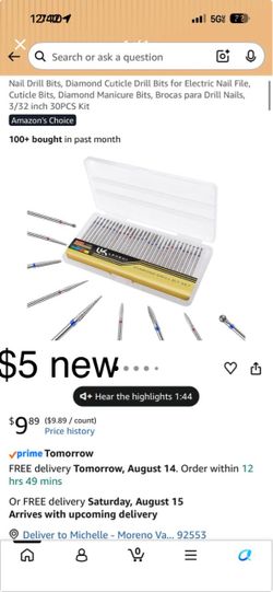 Nail Drill Bit Set