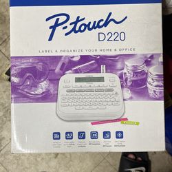 Brother P-Touch PTD220 Home/Office Everyday Label Maker | Prints TZe Label Tapes up to ~1/2 inch White