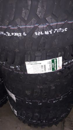 33x12.50 r20 kumho mt 4 new tires $1000