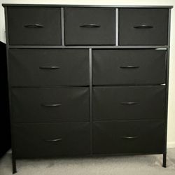 Dresser for Bedroom, Storage Organizer with 9 Drawers