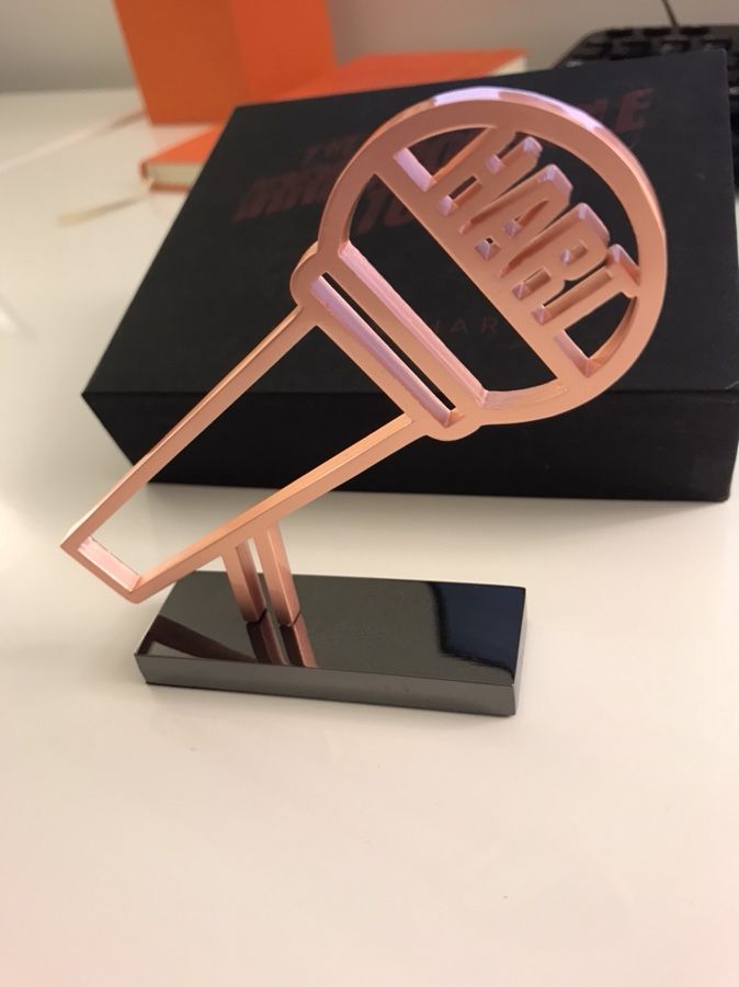 Kevin Hart Microphone Trophy - The Irresponsible Tour