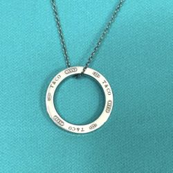 Authentic Tiffany & Co Circle Pendant