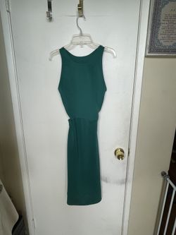 Windsor Teal Backless Dress