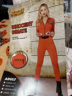 Women’s Inmate Jumpsuit Costume