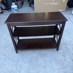 3 Tier Shelf - Dark Wood 