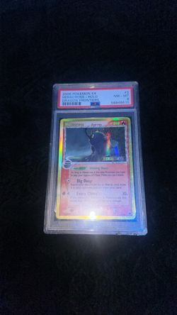 2006 Pokémon EX Dragon Frontiers Holo Heracross-  #3 PSA 8 MINT