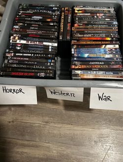 DVD Movie Lot – Horror, Western & War