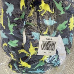 Dinosaur Blanket And Slippers