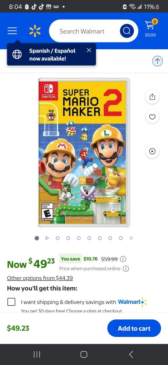 Mario Maker 2 Nintendo Switch