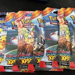 Pokémon Surging Sparks Sleeved Booster Packs
