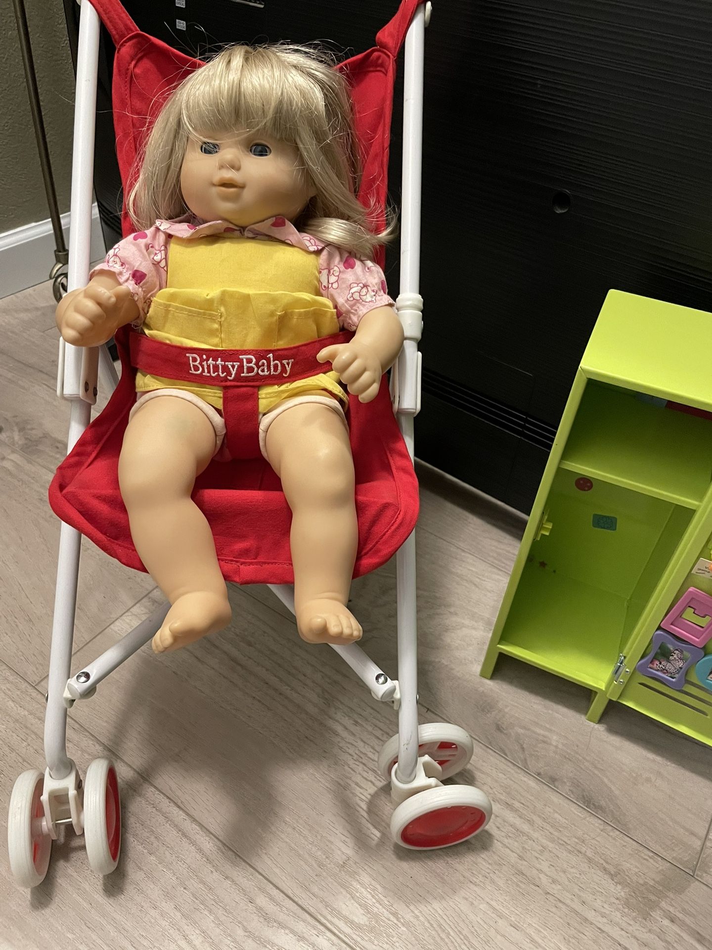 American Girl Doll And Stroller