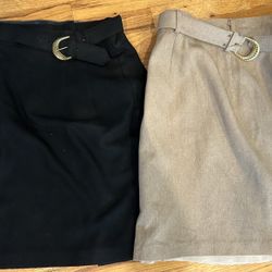 Black and cream skirts bundle size 14 