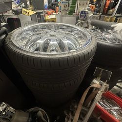 20” Inch 5 Lugs Universal Rims And Tires
