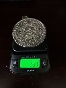 STERLING SILVER SET – AZTEC CALENDAR
