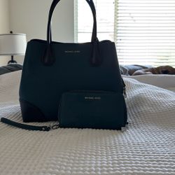 Michael Kors Purse And Matching Wallet