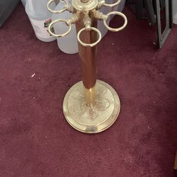 Pool stick Stand Gold